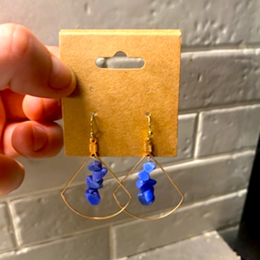 Handmade unique style dangle earrings